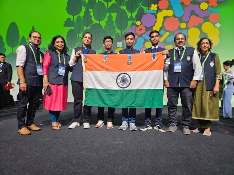 Indian Team won 1 Gold and 3 Silver Medals at the 37th International Biology Olympiad 2026 in Vilnius, Lithuania