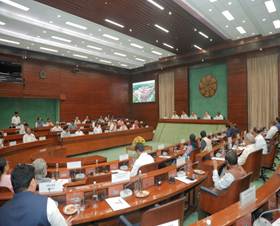 Meeting of Government with Leaders of Political Parties held today