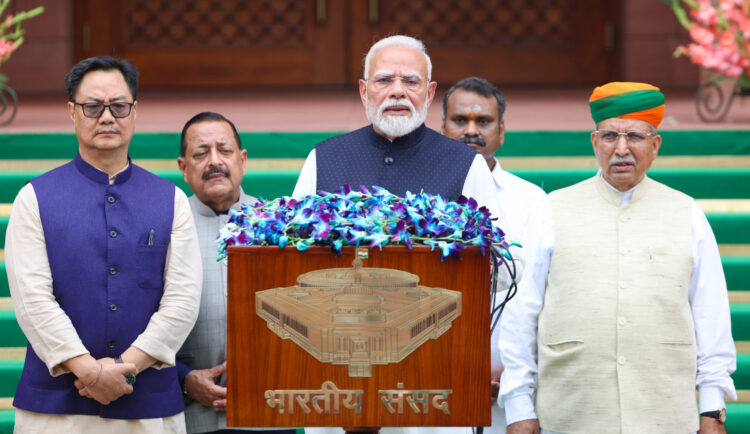 Prime Minister Shri Narendra Modi's statement at the start of the Monsoon Session of 2026