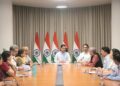 Union Minister Shri Pralhad Joshi takes charge of the Union Ministry of Education
