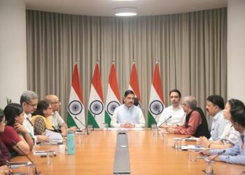 Union Minister Shri Pralhad Joshi takes charge of the Union Ministry of Education