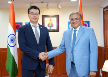 CEC Gyanesh Kumar Discusses Issue Of Poll Staff Training With Uzbek, Lankan Envoys