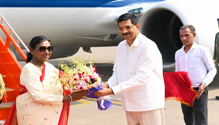 President Droupadi Murmu Arrives In Odisha On Three-Day Visit
