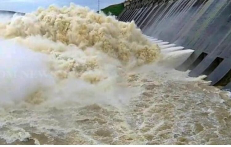 Hirakud Reservoir Hits 625.47 Feet; 22 Gates Opened To Manage High Inflow