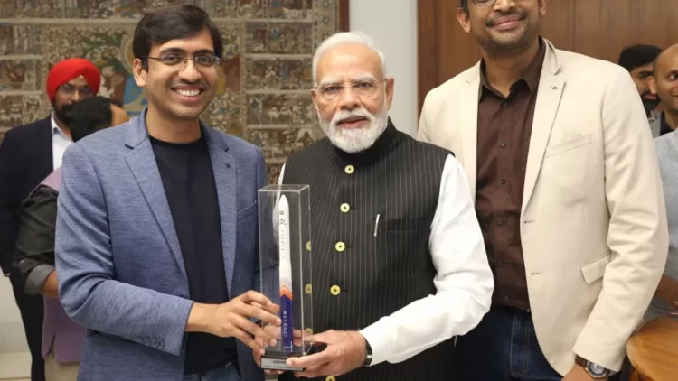 PM Modi Interacts With Space Startup CEOs On National Space Day