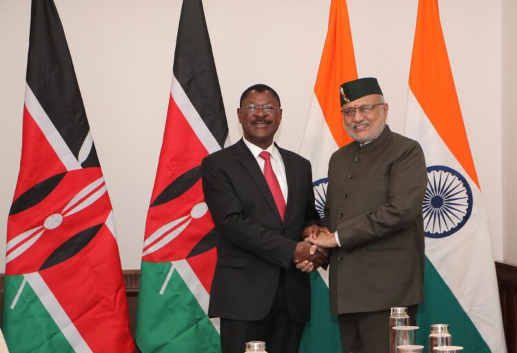 Vice President of India Shri C. P. Radhakrishnan Meets Parliamentary Delegation from Kenya