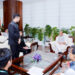 Indian Defence Estates Service officer trainees call on Raksha Mantri