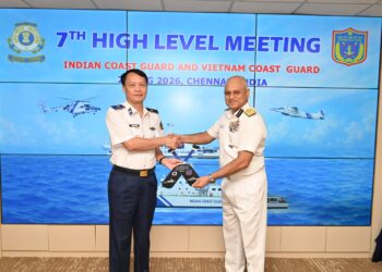 7th High-Level Meeting between Indian Coast Guard and Vietnam Coast Guard held in Chennai