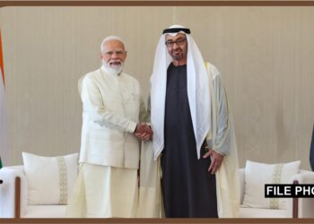 Prime Minister Shri Narendra Modi receives a telephone call from the President of the UAE